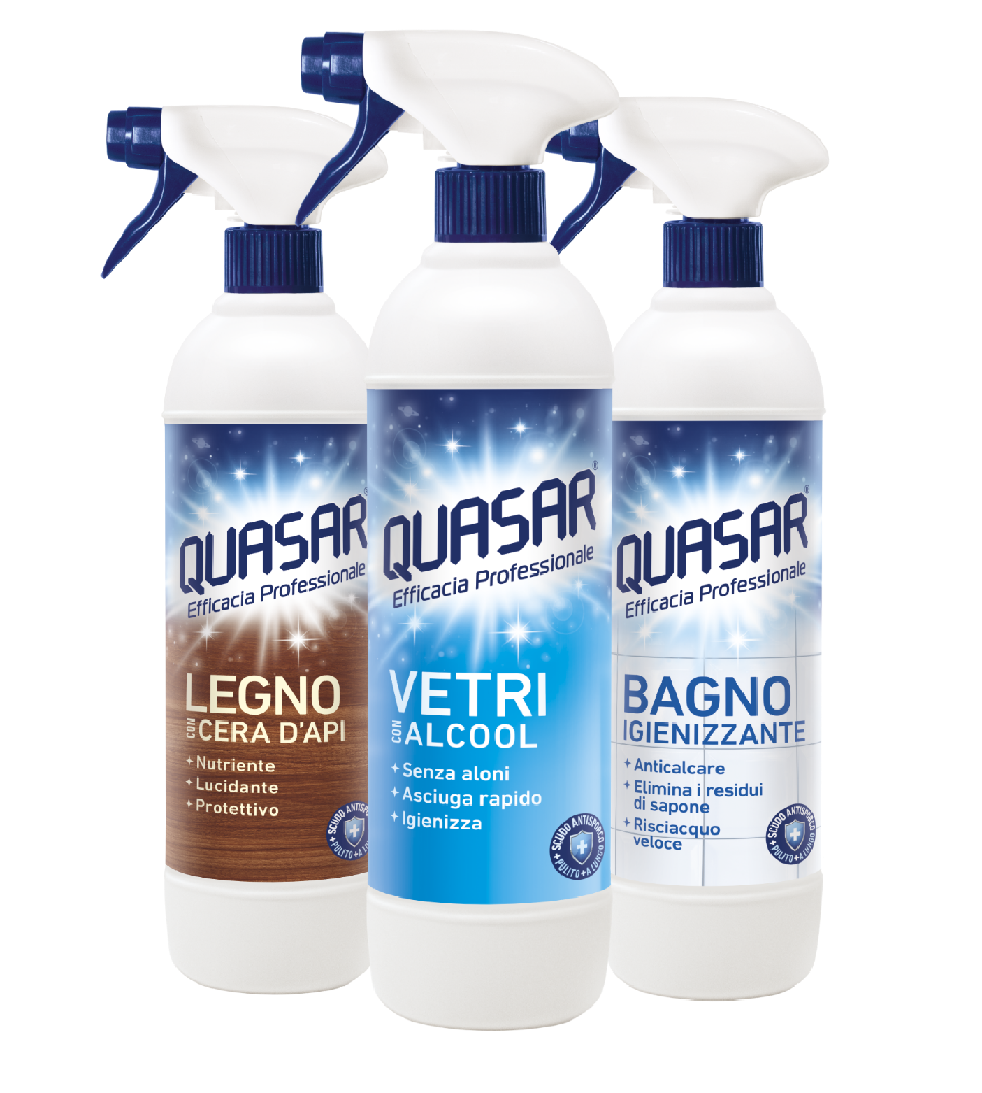 Quasar Detergente per Doccia Vetri - 650 ml##*